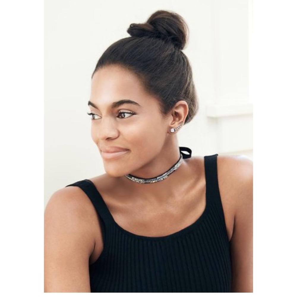 STELLA AND DOT EMBROIDERED CHOKER!